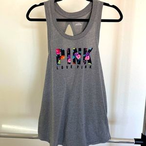 Victoria’s Secret PINK tank top with open back detail